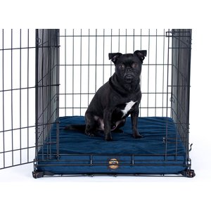 Gorilla Dog Beds Dura-Vel Orthopedic Dog Crate Pad, Navy, Large