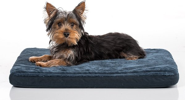 Gorilla Dog Beds Plush Pup Orthopedic Dog Crate Pad, Navy, Large slide 1 of 3