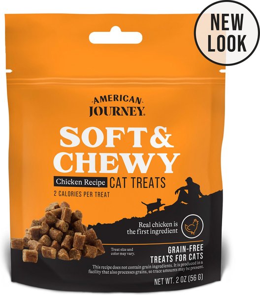 American Journey Chicken Recipe Grain-Free Soft & Chewy Cat Treats slide 1 of 7