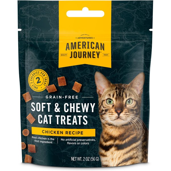 AMERICAN JOURNEY Duck Recipe Grain Free Soft Chewy Cat Treats 2