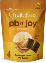 Fruitables pb ‘n joy Real Peanut Butter & Banana Dog Treats, 6-oz bag