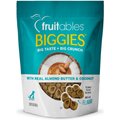 Fruitables Biggies with Real Almond Butter & Coconut Dog Treats, 16-oz bag