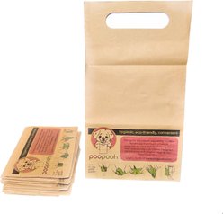 poopooh Biodegradable Dog Waste Bags & Bag Carrier Clip, 28 count slide 2 of 4