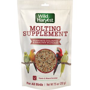 Wild Harvest Molting Bird Supplement, 7.5-oz bag