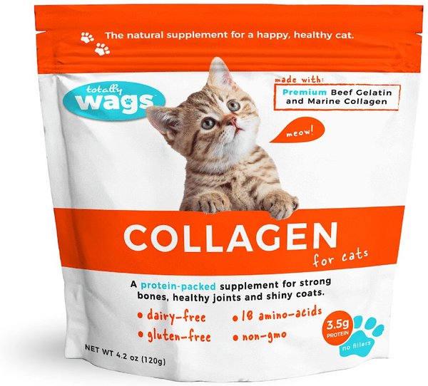 Totally Wags Collagen Cat Supplement, 4.2-oz bag slide 1 of 7