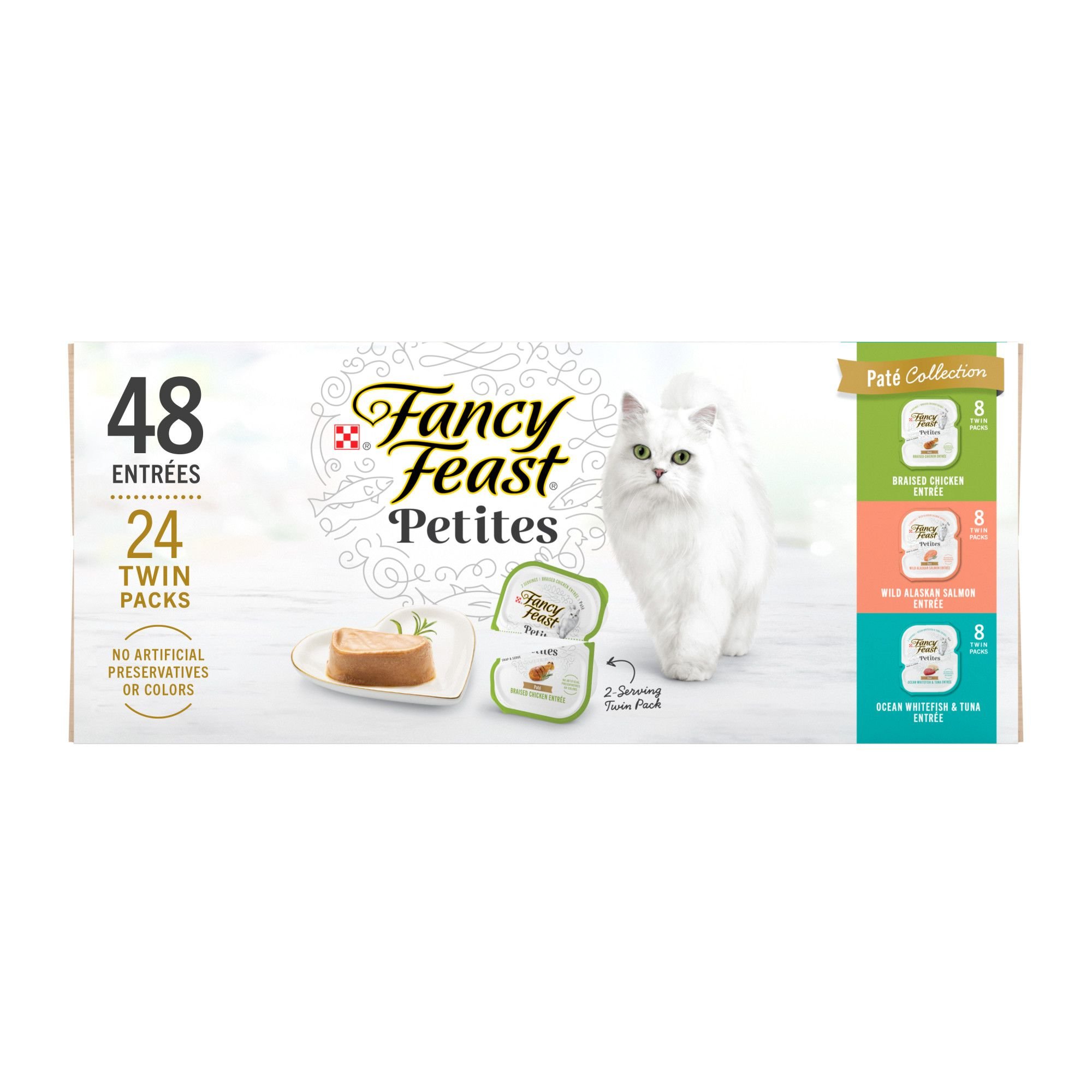 FANCY FEAST Gourmet Petites Pate Collection Variety Pack Wet Cat