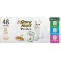 Fancy Feast Gourmet Petites Gravy Collection Variety Pack Wet Cat Food, 24 servings, 2.8-oz tray, case of 24