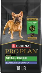 Purina Pro Plan Specialized Shredded Blend Lamb & Rice Formula High Protein Small Breed Dry Dog Food, 18-lb bag