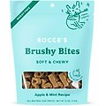 Bocce's Bakery Dailies Brushy Bites Apple + Mint Recipe Dog Treats, 6-oz pouch