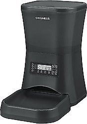 DOGNESS Automatic Dog & Cat Feeder, Transparent Dark Grey, 1.8-gal