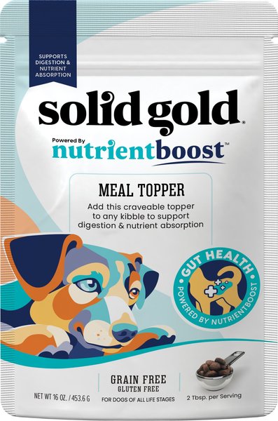 Solid Gold NutrientBoost Grain-Free Dog Food Topper, 16-oz bag slide 1 of 7