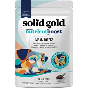 Solid Gold NutrientBoost Grain-Free Dog Food Topper, 16-oz bag