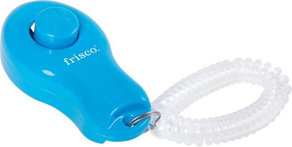 Frisco Pet Training Clicker with Wrist Band, Blue, 1 count slide 1 of 3