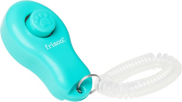 Frisco Pet Training Clicker with Wrist Band, Teal, 1 count slide 1 of 3
