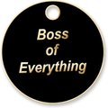 Trill Paws Boss of Everything Personalized Dog & Cat ID Tag