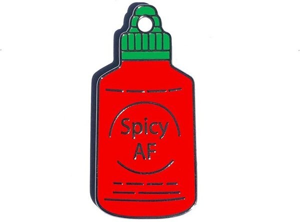 Trill Paws Spicy AF Personalized Dog & Cat ID Tag slide 1 of 5