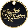 Trill Paws Spoiled Rotten Personalized Dog & Cat ID Tag