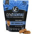 Vital Essentials Beef Dinner Patties Grain-Free Freeze-Dried Dog Food, 14-oz bag