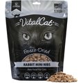 Vital Essentials Rabbit Mini Nibs Freeze-Dried Cat Food, 12-oz bag