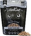 Vital Essentials Rabbit Mini Nibs Freeze-Dried Cat Food, 12-oz bag