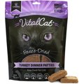 Vital Essentials Turkey Dinner Patties Grain-Free Limited Ingredient Freeze-Dried Cat Food, 8-oz bag