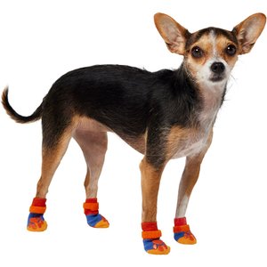 Frisco Non-Skid Colorblock Dog Socks, Size 1