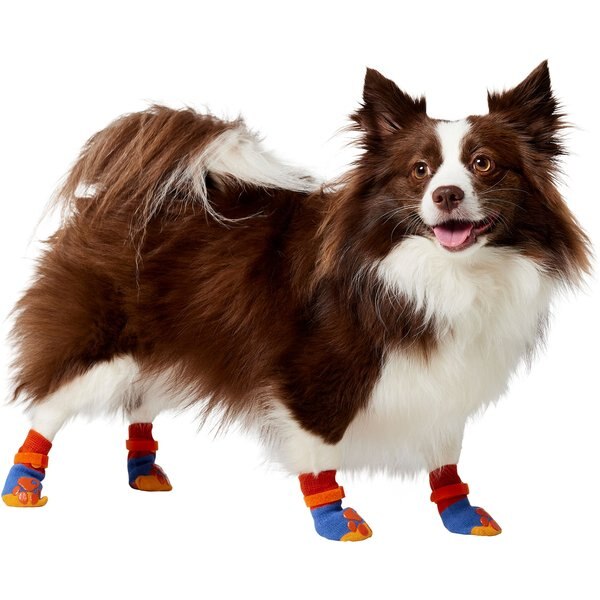 FRISCO NonSkid Colorblock Dog Socks, Size 3