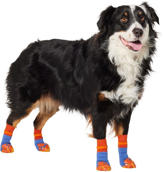 Frisco Non-Skid Colorblock Dog Socks, Size 6 slide 1 of 6