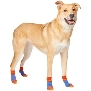Frisco Non-Skid Colorblock Dog Socks, Size 7