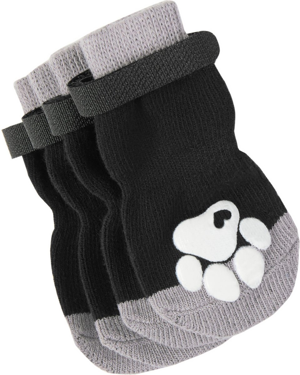 FRISCO Non-Skid Cable Knit Dog Socks, Size 1 