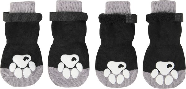 Frisco Non-Skid Dog Socks, Black, Size 2 slide 1 of 6