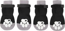 Frisco Non-Skid Dog Socks, Black, Size 6
