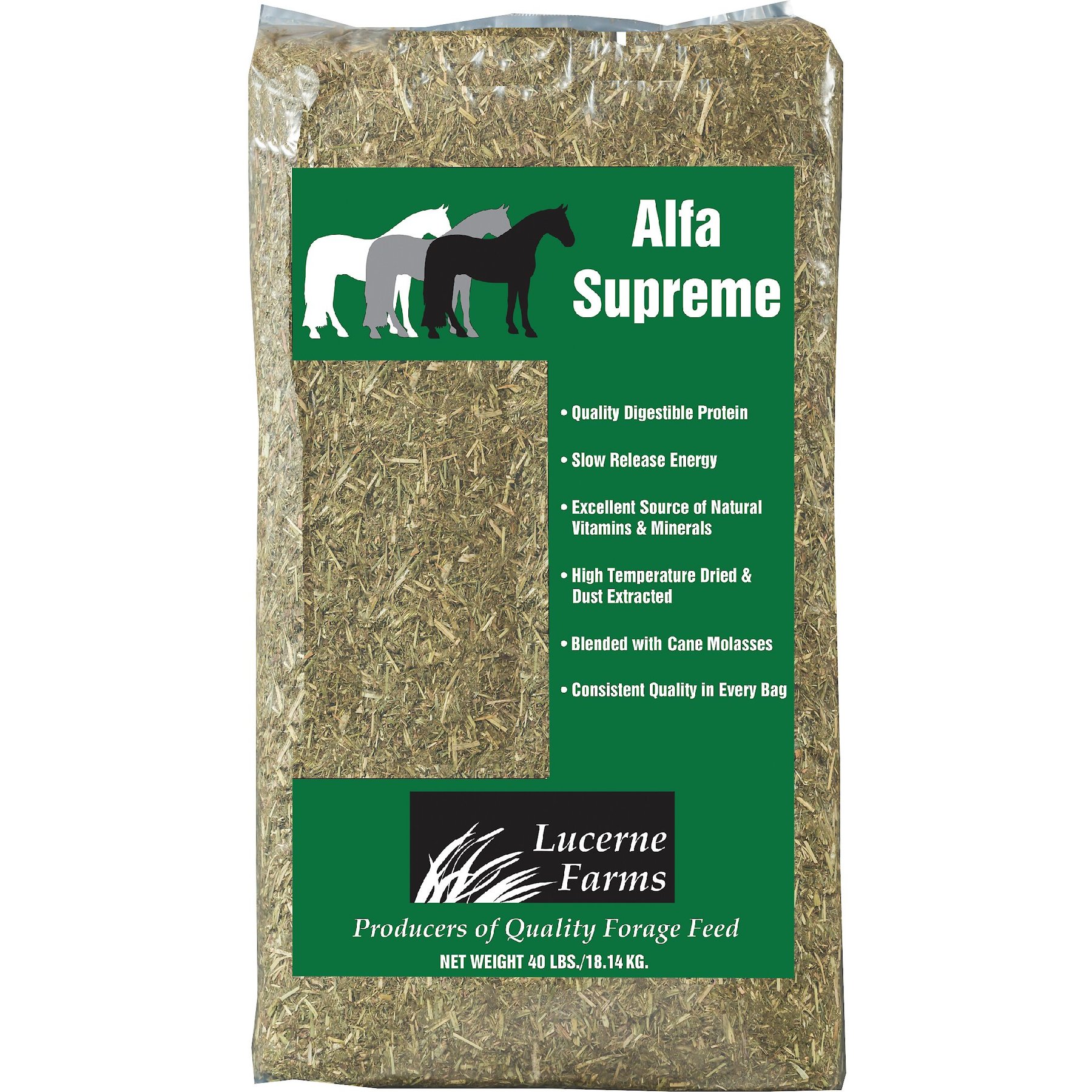 Lucerne Farms Alfa Supreme Horse Feed, 40-lb bag