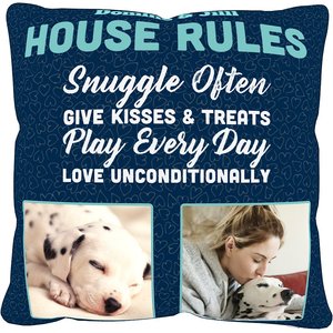 Frisco Personalized Sentimental Pet & Home Collage Throw Pillow, 16" x 16"
