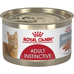 Royal Canin Feline Health Nutrition Adult Instinctive Loaf in Sauce Canned Cat Food, 5.1-oz, case of 24