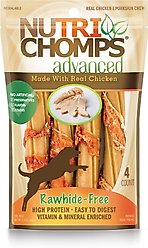 Nutri Chomps Advanced 6" Chicken Twists Dog Treats, 4 count