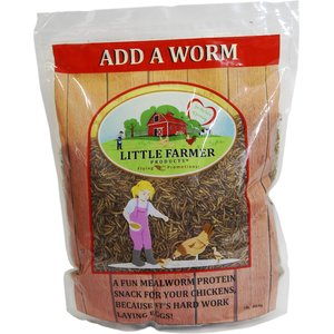 Little Farmer Products Add a Worm Chicken Treats, 1-lb bag