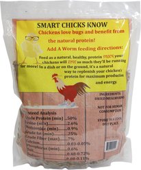 Little Farmer Products Add a Worm Chicken Treats, 1-lb bag slide 2 of 5