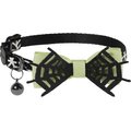 Frisco Spiderweb Cat Collar with Spiderweb Bow, 8 to 12-in neck, 3/8-in wide