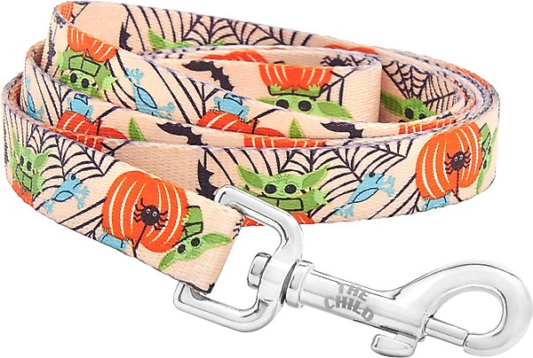 STAR WARS THE MANDALORIAN GROGU Pumpkin Dog Leash, SM slide 1 of 4