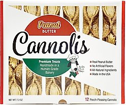 Annie's Pooch Pops Peanut Butter Cannolis Dog Treats, 12 count slide 1 of 9