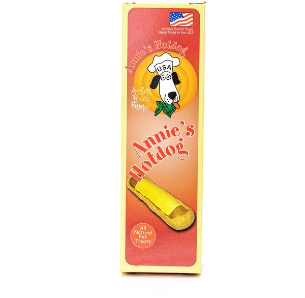Annie's Pooch Pops Hotdog Dog Treats, 2.2-oz bag slide 1 of 8