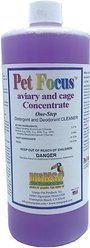 Mango Pet Focus Bird Aviary & Cage Cleaner Concentrate, 32-oz bottle