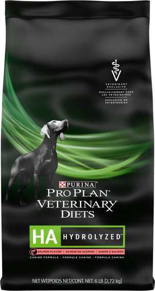 Purina Pro Plan Veterinary Diets HA Hydrolyzed Salmon Flavor Dry Dog Food, 6-lb bag slide 1 of 9