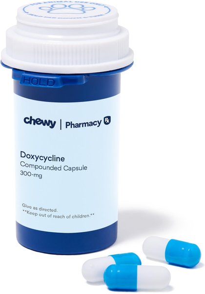 Doxycycline Hyclate Compounded Capsule for Dogs & Cats, 300-mg, 1 capsule slide 1 of 6