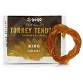 GoGo Pet Products Turkey Tendon Ring Dog Bone, Small