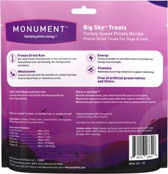 Monument Big Sky Turkey & Sweet Potato Recipe Freeze-Dried Dog & Cat Treats, 3.3-oz bag slide 2 of 6