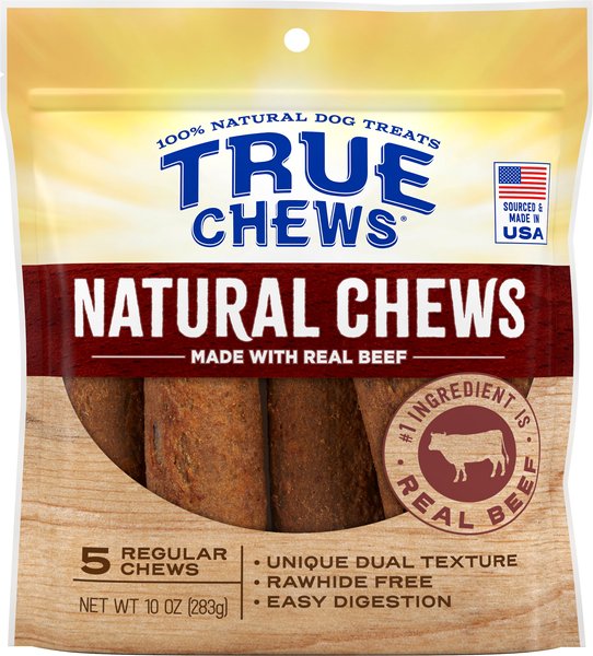 True Chews Natural Chews Real Beef Dog Treats, 5 count slide 1 of 4