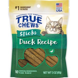 True Chews Sticks Duck Recipe Cat Treats, 3-oz bag