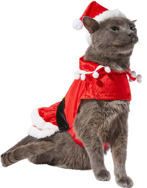 Frisco Mrs. Claus Dog & Cat Costume, X-Small slide 1 of 8